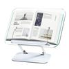 Adjustable Book Holder Elastic Page Clips Foldable Desktop Riser Stand Multifunctional Rotatable Acrylic Book Stand