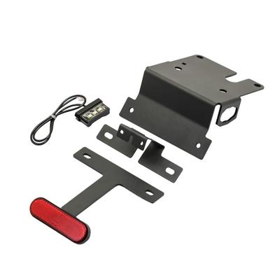 KAWASAKI Compatible Kawasaki Z900RS/CAFE Aluminum Fender Eliminator Kit with LED License Plate Light, Black, MADMAX Design, Tail Cowl, License Plate L