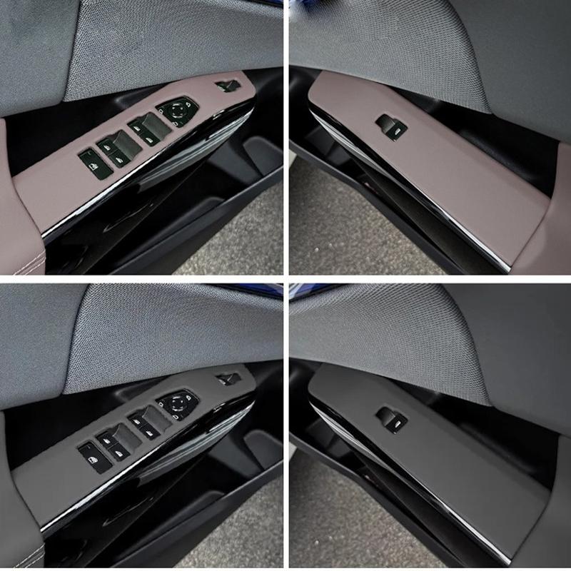 For BMW X3 G45 2025Car LHD Window Lift Switch Panel Cover Frame Decoration Cover Trimtyling Interior Accessories