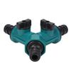 Practical Water Quick Connector Anti- Drip Hose Quick Adapter Adjustable Irrigation 2 Way Connector for Plant Watering Gardening