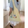 Plaid Canvas Bag Women's Large Capacity 2026 New Summer Versatile Lazy Style E-shoulder Shopping Bag Class Tote Bag