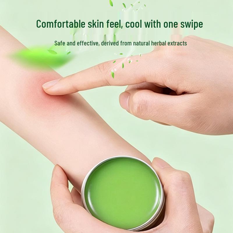 Mugwort & Peppermint Cooling Essential Oil Balm Cream - Scented Mugwort Leaf Extract. Mugwort Balm