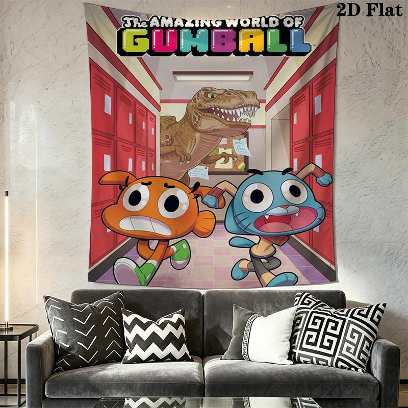 Anime style with dinosaurs Pattern Home Decor Tapestry, Wall Hanging, Decorative RV Wall Cloth.ZGT0914163