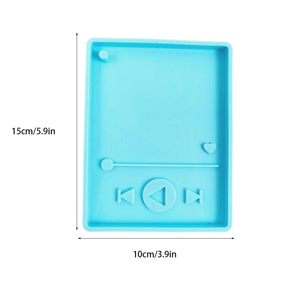 Key Rings Mold Reliable Safe Use Non-stick Silicone Mould Handmade Crafts Cake Decoration Small Pendant Household Supply