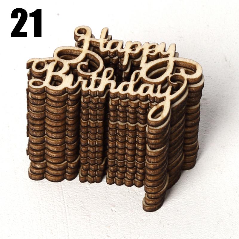 

15 шт. украшения для дома, любовь, семейные буквы, поделки, сделай сам, деревянная птица, жених, стол, разброс конфетти 21