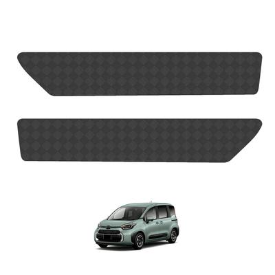 HUAHAO Door Kick Guards for Toyota Sienta 15 Sienta Door Door Easy Sienta 10 Series Custom Carbon Sheets for Front Doors of (10 Series, Series),