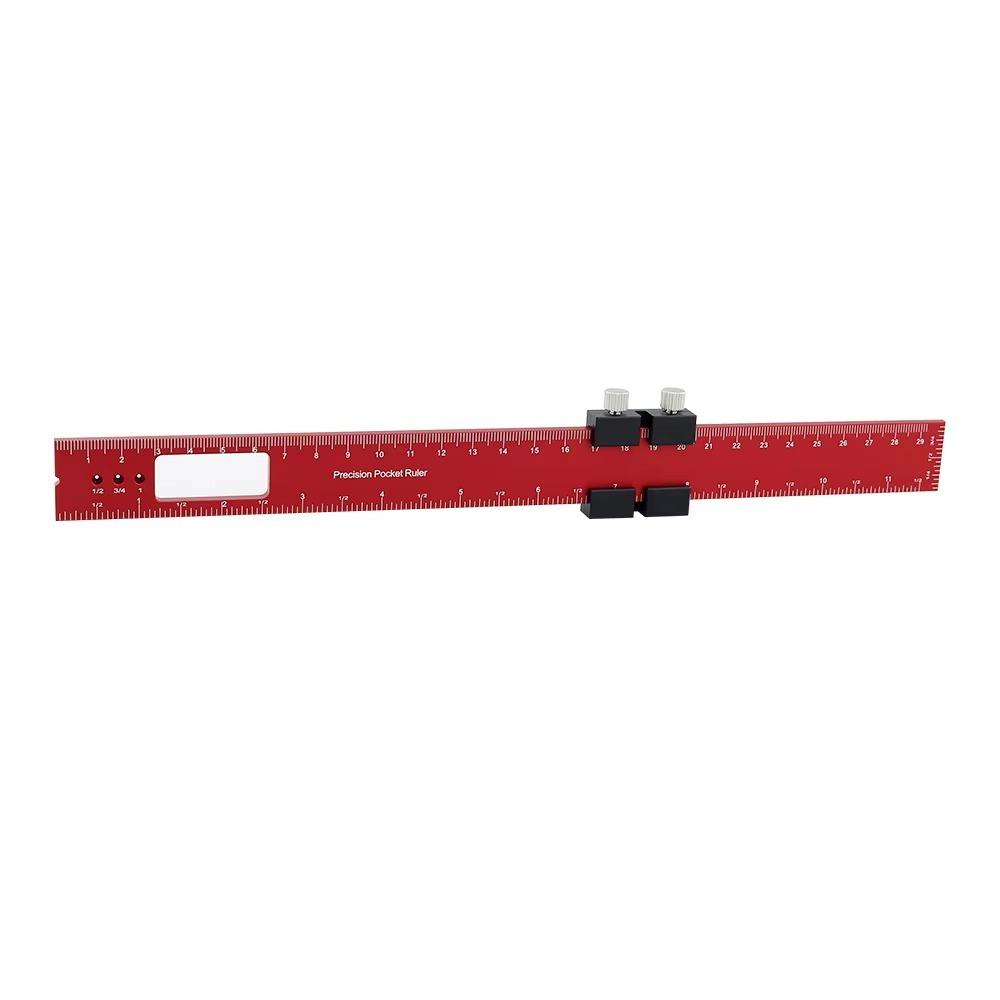 

T-образная линейка для деревообработки, многофункциональная прецизионная линейка, новая карманная линейка, измерительный инструмент 300mm