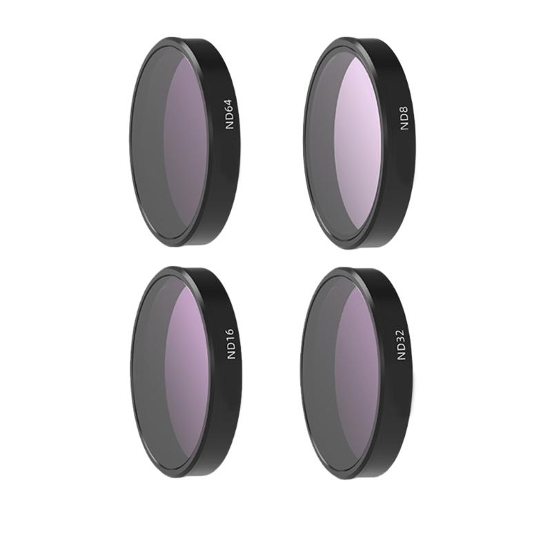 Professional Neutral Density Filter Set Adjustable Light Control for Action Cameras Enhances Images Quality