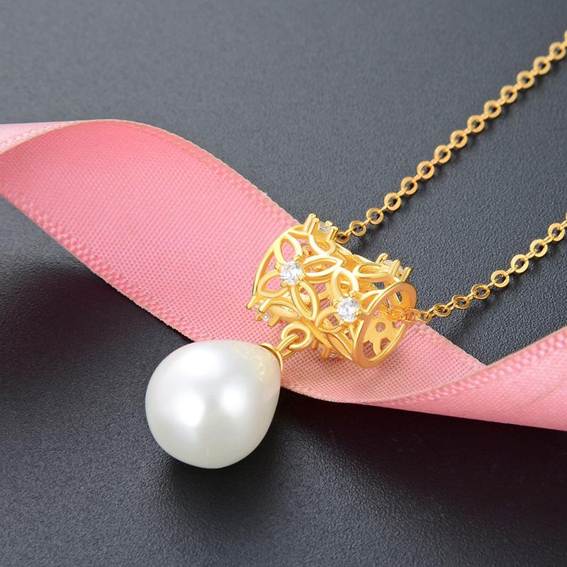 Lindon 925 Sterling Silver Classic Women Necklace Pendant Zircon Fashion Gift