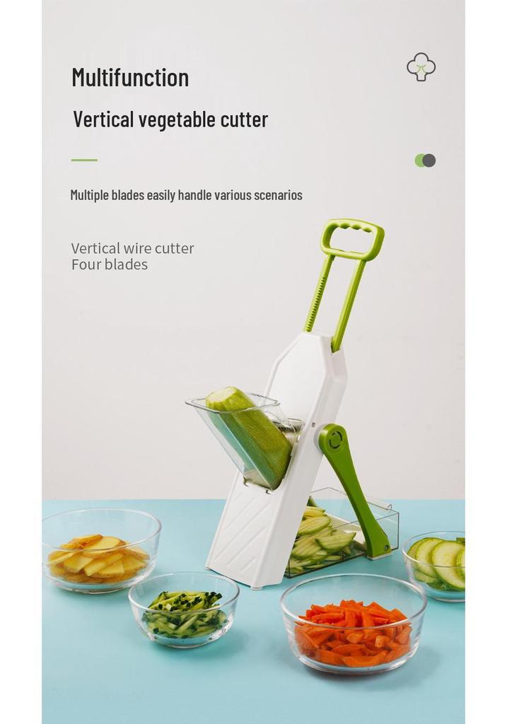 Multifunctional Kitchen Vegetable Cutter & Slicer Press-type Shredder Grater