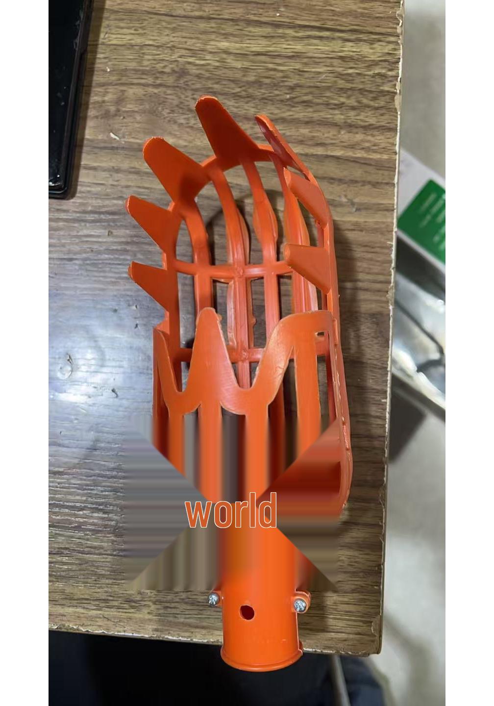 Высотный телескопический сборщик фруктов с секатором и тканевой сумкой Yangmei hand brown