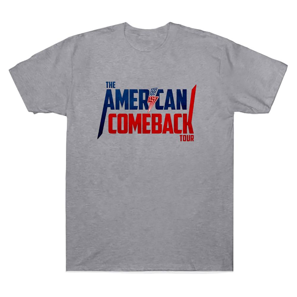 America Comeback Tour T Shirts Charlie Kirk Freedom Tees Woman Man High Quality Cotton Streetwear Short Sleeve Crewneck Clothes