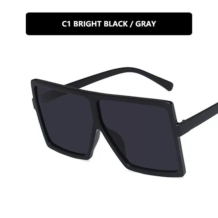 Retro Large Square Frame Sunglasses - European & American Street Style 2020