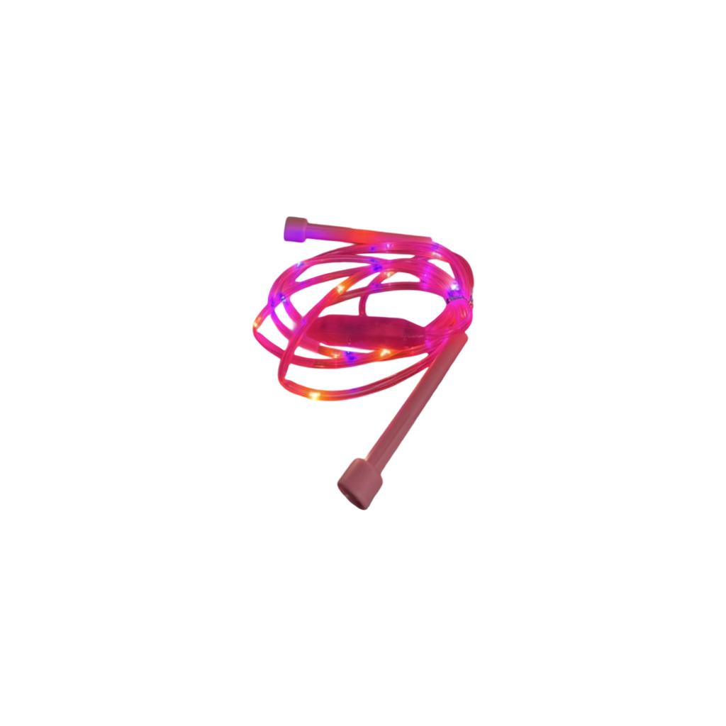LED-Leuchtendes Springseil für Kinder Verstellbare Länge Blinkendes Springseil mit Langlebigen Griffen und Batteriebetriebenem Design für Indoor-Outdoor-Übungen