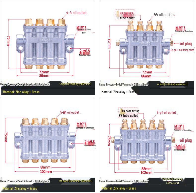 Precision Oil Distributor & Injection Molding Machine: RH Oil Circuit Block & HEGR Manifold