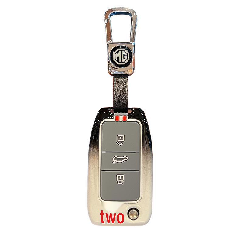 MG6 Key Case - Compatible with 2017-2020 MG6 and MG ZS Models, High-End Metal Shell for Men.