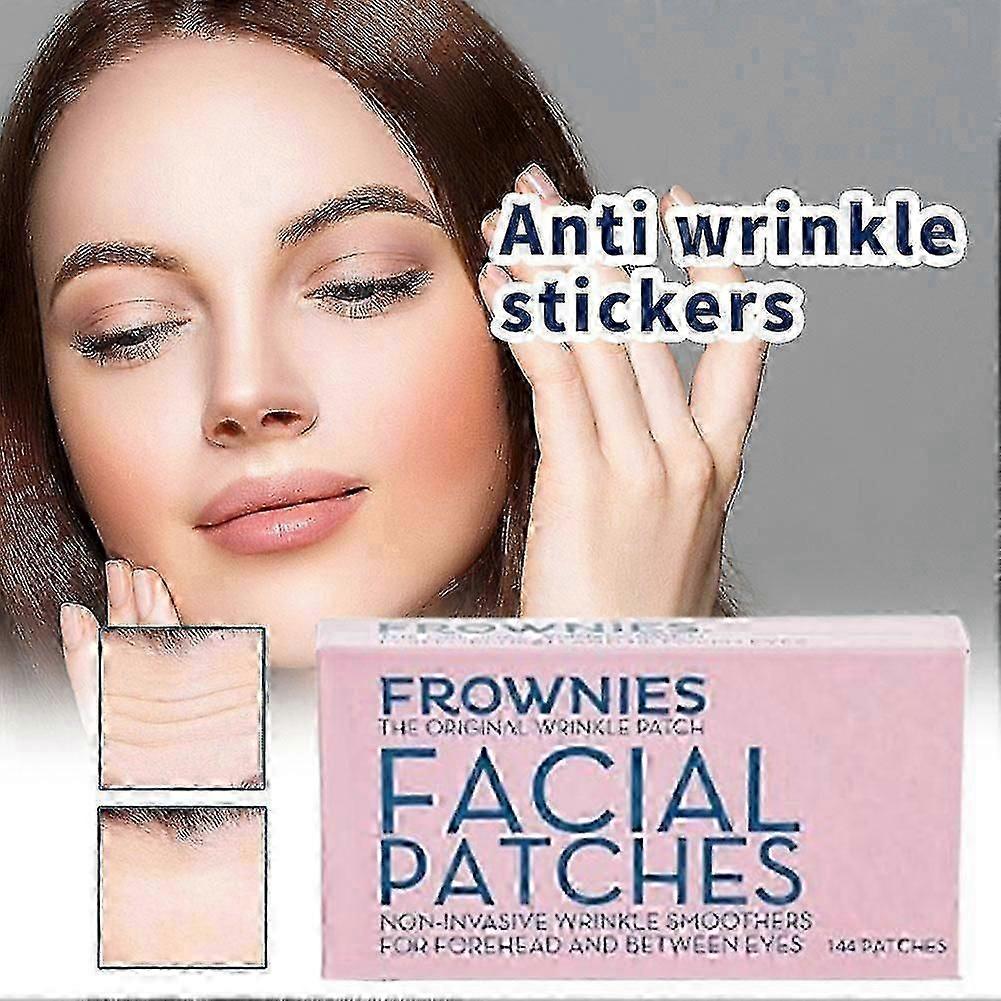 Parches Faciales Antiarrugas de 144 Piezas para Frente y Surcos Nasogenianos Lifting Reafirmante y Ajuste Cómodo Novedad S03