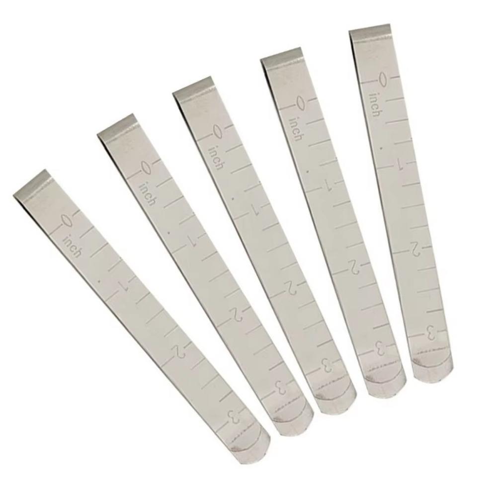 20 db 3 hüvelykes szegélyező csipesz rozsdamentes acél mérővonalzó szerszám fém varrócsipeszek varrókellék