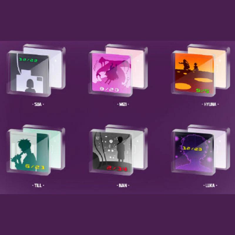 MARCH MONSTER x Alien Stage - 6 типов мини-акриловый квадратный кубик(случайный) random 1 PC