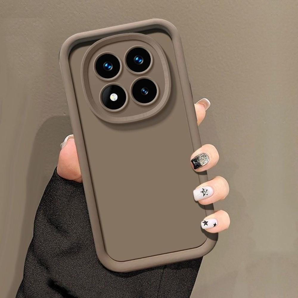 Fashion Minimalism Pure Color Soft TPU Case For Redmi Note 15 Pro Plus 14 Pro Skin-friendly Camera Full-protect Shockproof Cover