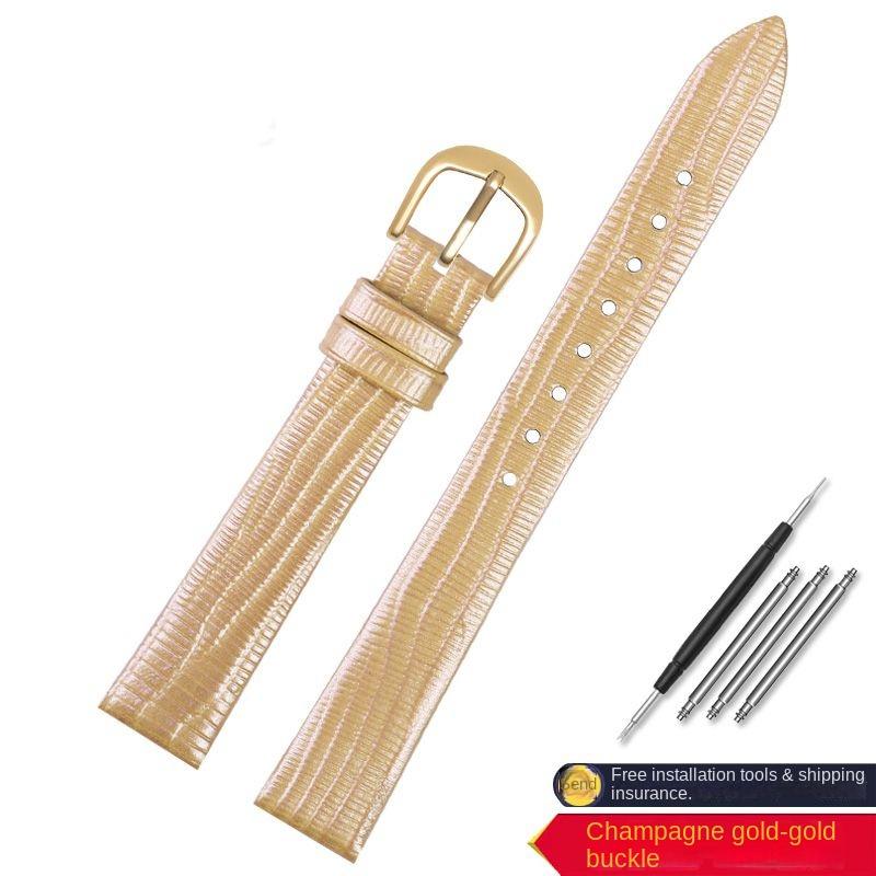 

For New Garmin Lily2 Women s Smart Watchband Lily Second-generation Vitality Edition Lily 2 Cowhide Leather Wristband 14mm 14mm