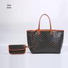 Geantă Tote Medie Goya Goyard cu model Pied-de-poule: Geantă de umăr mare, pentru mamici și navetiști