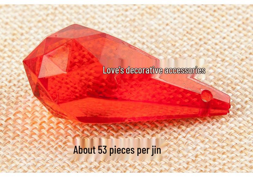 Acrylic Water Drop Pendant Faux Crystal Beads for DIY Bead Curtain