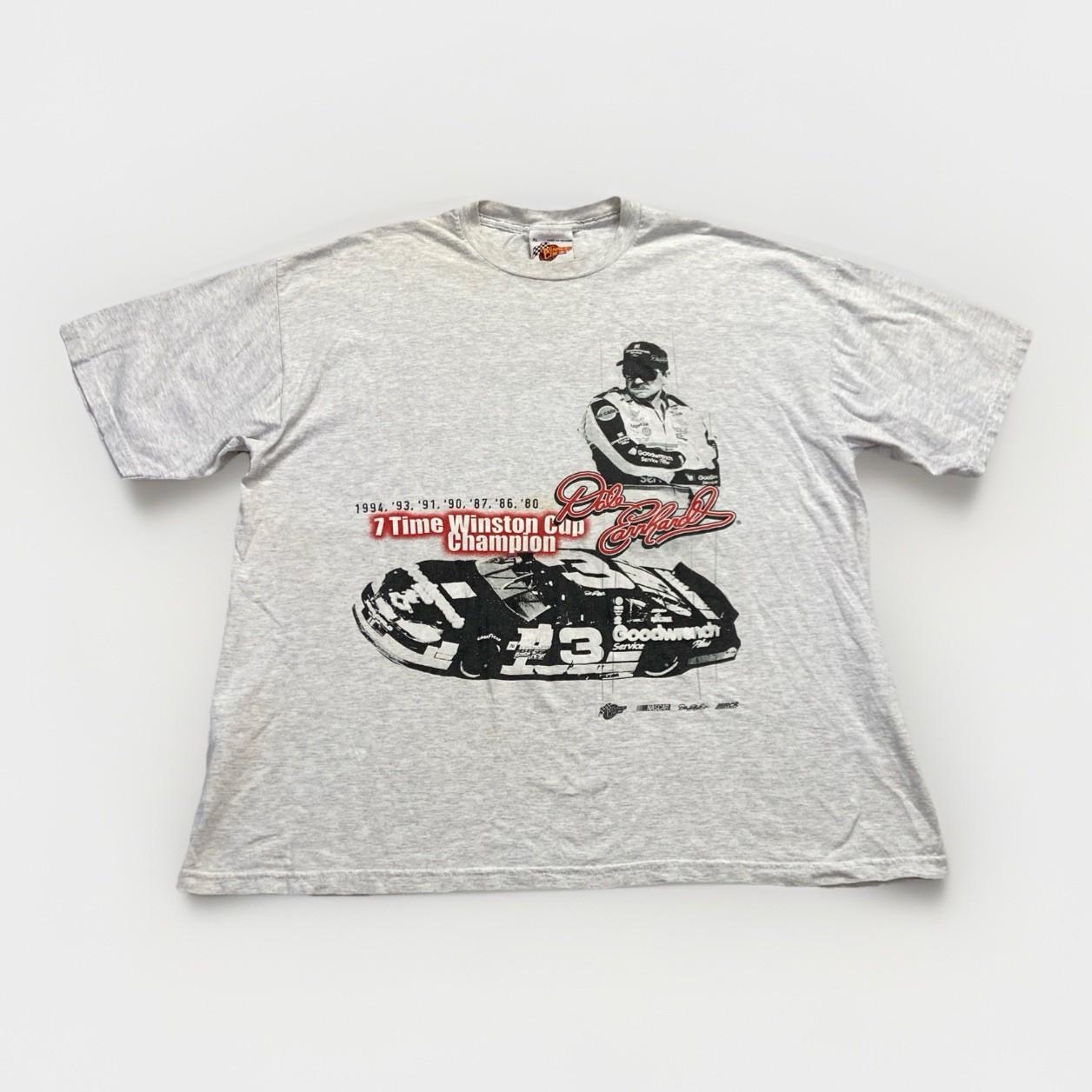 Dale Earnhardt Shirt Mens XL Winner s Circle Nascar Y2k 90s Gray Cotton Vintage M