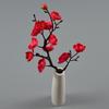 Multistyles Artificial Flowers Short Red Home Party Decoration Plum Blossom Branch  Home Decoration