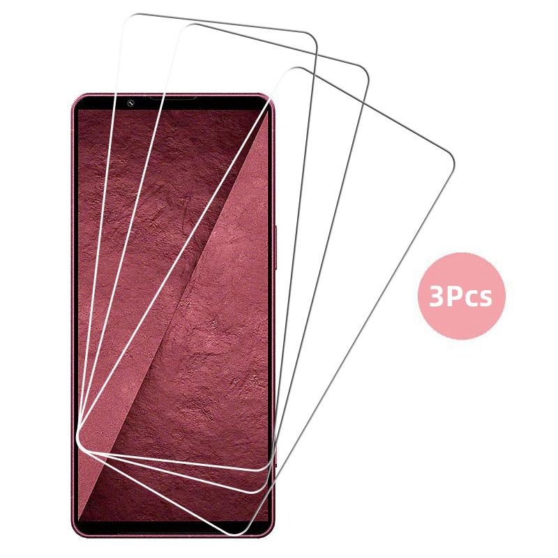 Full Clear Glass For Sony Xperia 1 VIII Tempered Glass Screen Protector HD Protective Phone Film For Sony Xperia 1 VIII