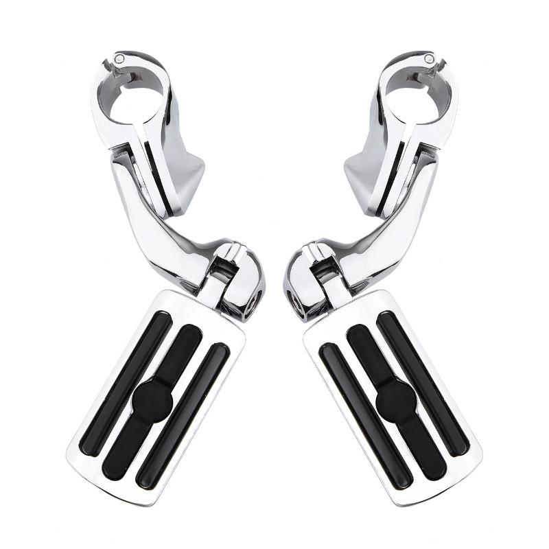 2 Teile/satz Motorrad Fußrasten Halterung Einstellbare Fußrasten Halterungen Schellen Kit 1 1/4" (32 mm) für für