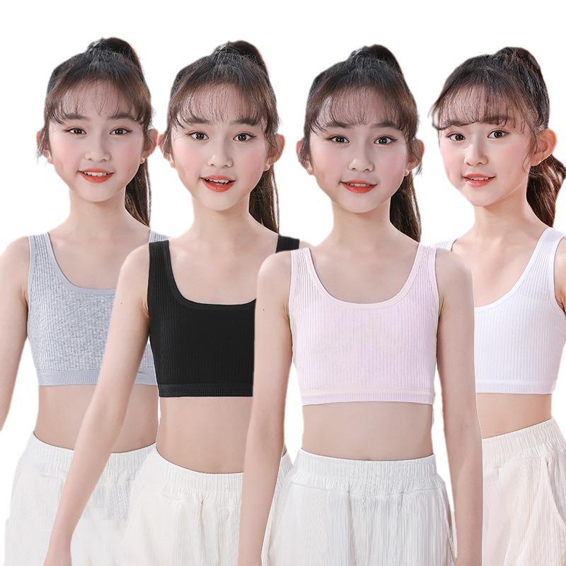 Anti-Protrusion Developmental Underwear: Girls' Tank Tops and Teen Bras for Students
