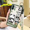Ring Anti-knock Phone Case For OPPO Realme C3/C3i/Narz N10A Fashion Design Cartoon Dirt-resistant Durable Silicone Panda