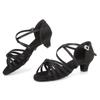 Women Ladies Latin Shoes High Heels Salsa Rumba Waltz Prom Ballroom Dance Sandals Defferent Heels