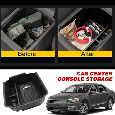 Center Console Organizer for 2025-2025 Taos and 2018-2020 2025 2025 2025 2025 Tiguan Accessories Armrest Secondary Storage Box