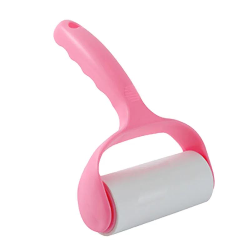Hair Removal Lint Dust Sticking Roller Handle Tearable Adhesive Sticky Paper for Clothes Fabric Sofa Pet Dog Hair Remover Roller