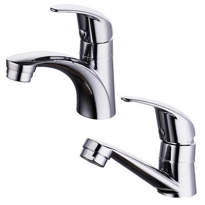 Robinet de lavabo froid simple en alliage de Zinc, Type élévateur, robinet de lavabo à main froid du commerce extérieur