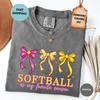 Comfort Colors® Softball Mama Shirt, Softball Is My Favorite Season Tshirt, Game Day Tee