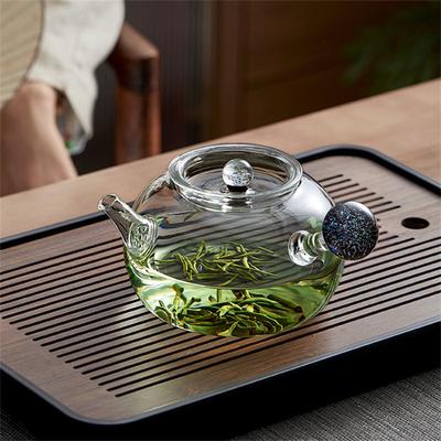 750ml Starry Sky Side Handle Glass Teapot Household Brewing Puer Heat Resistant Tea Pot with Filter Kung Fu Tea Set Tea Maker