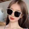 Sonnenbrille Koreanische Sonnenbrille für Damen UV-Schutz Übergroß Kleines Gesicht [88flix] Damen