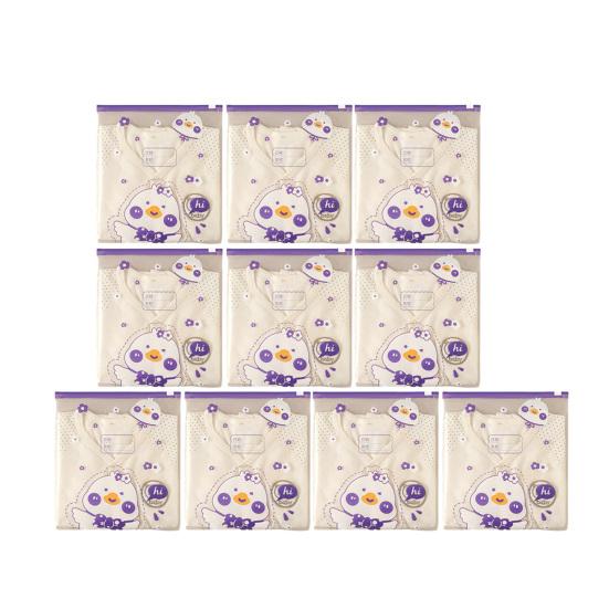 10PCS Storage Bag Transparent Zippered Storage Bag with Writing Label Area Moisture Resistant Organization Bag for Home Travel Packing