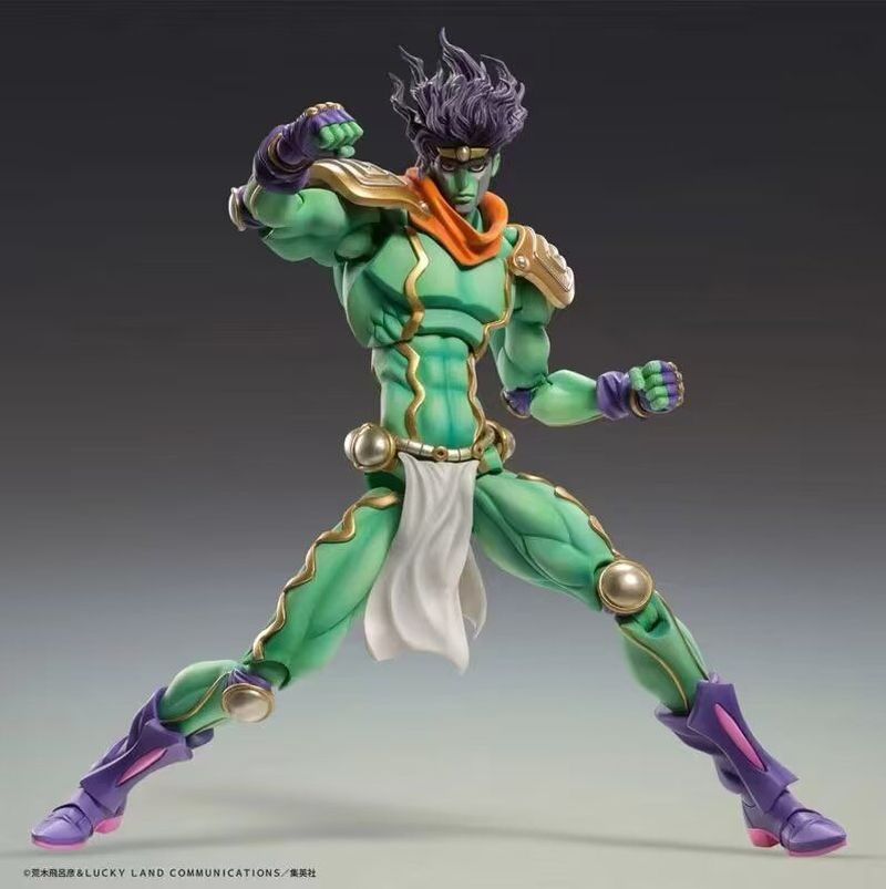 Plaything Figure Jojo'S Bizarre Adventure Big Action Model Platinum Star Jotaro Anime Figurine Durable Decoration