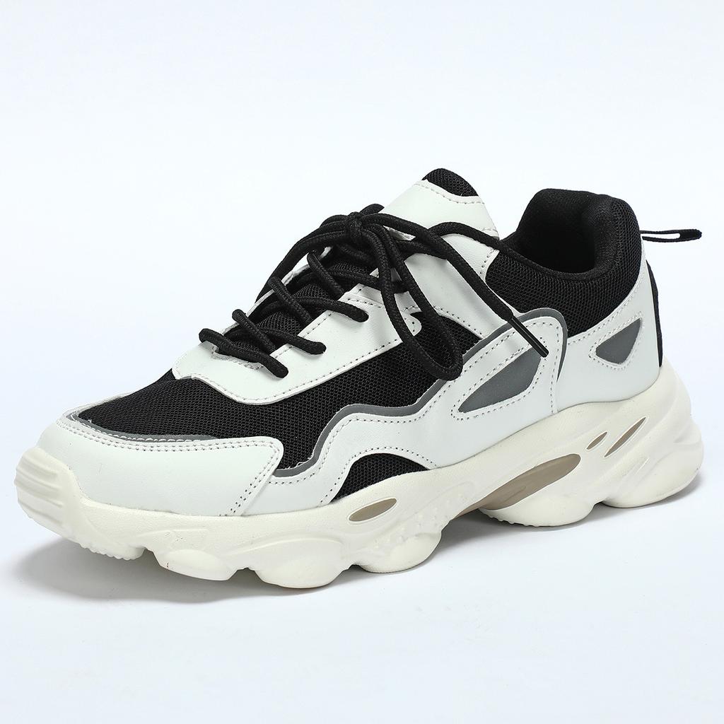 Mesh breathable thick-soled dad shoes casual sports shoes soft-soled comfortable student school shoes