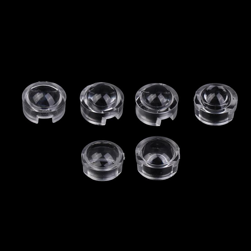 10Pcs 13Mm Led Lens 1W 3W 5W High Power Lights Lense 15 30 45 60 90 100 Degree Pmma Smooth Face For Infrared Monitor Cctv