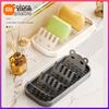 Soap Bar Holder Drainage Tray for Bathroom Vanity Countertop Kitchen Sink Sponge Organizer Detachable Soap Box Non Slip Storage
