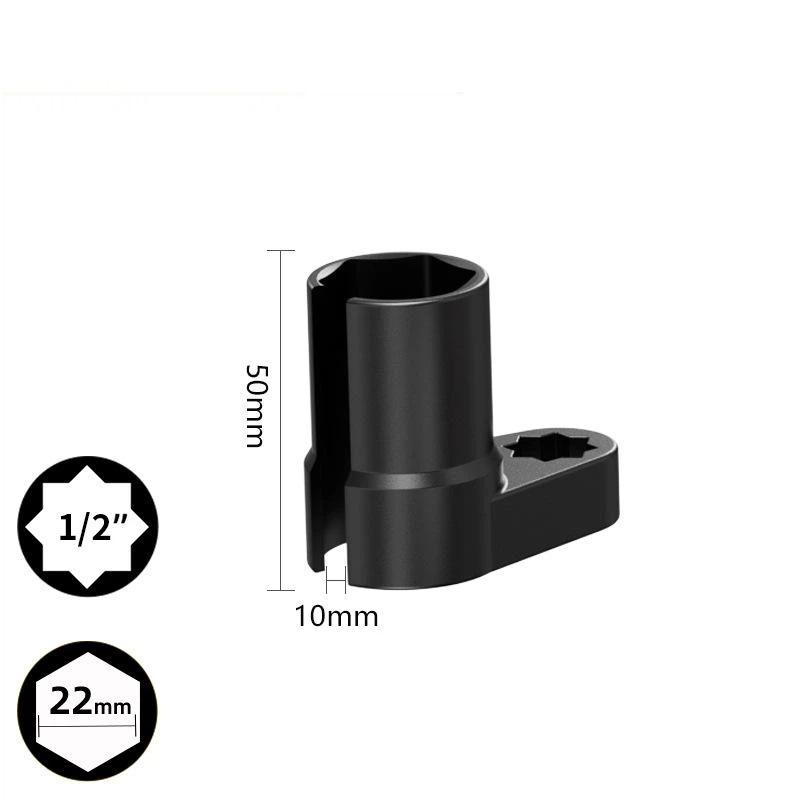 Oxygen Sensor Removal Socket Wrench 1/2 Inch Square Drive Universal Wear Resistant Fit for Most Car Model Maintenance