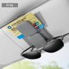 SEAMETAL Car Glasses Clip PU Leather Sun Visor Magnetic Card Ticket Holder Multifunction Sun Visor Car Accessories