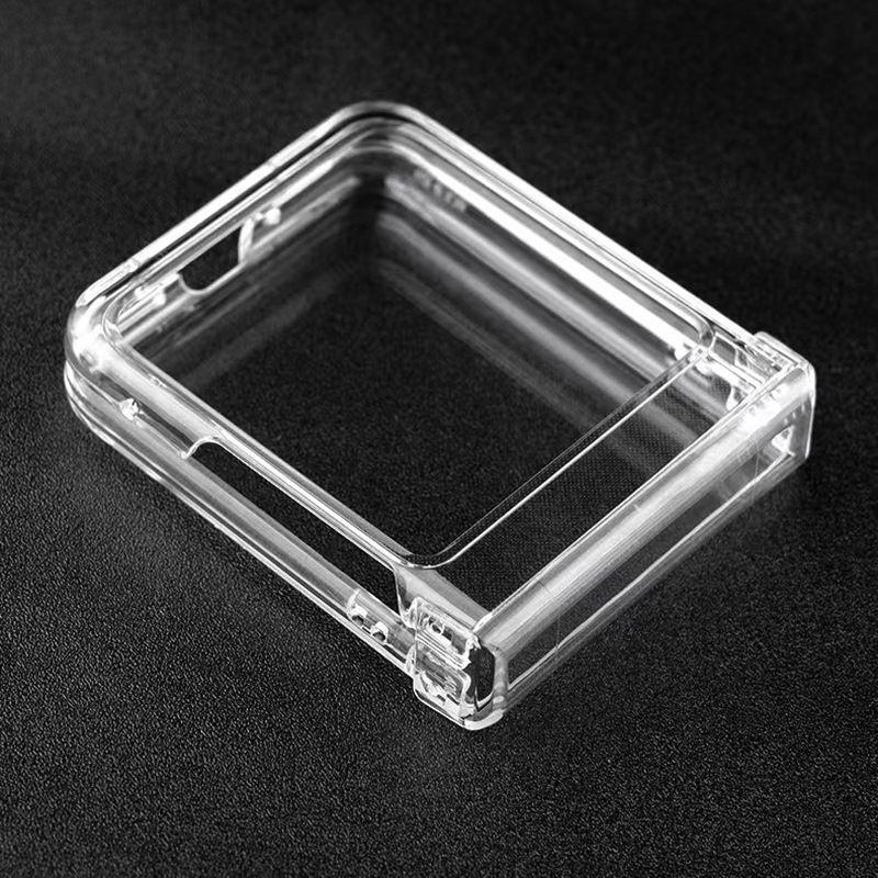 For Samsung Galaxy Z Flip7 5G Shockproof Case Crystal Clear PC Phone Shell 3-Piece Design Phone Cover