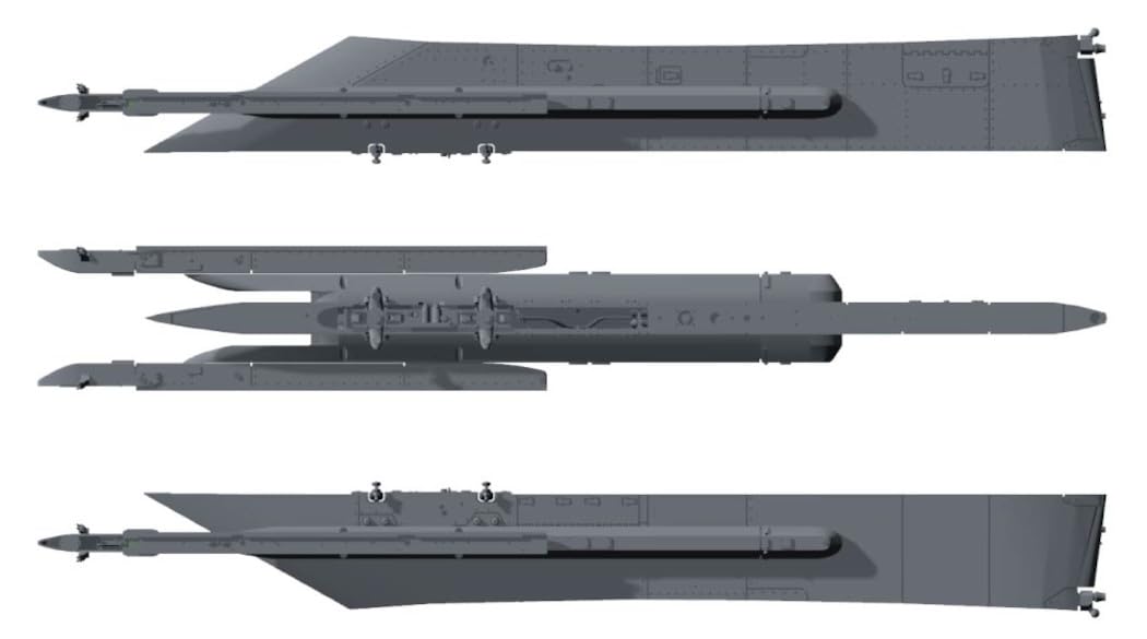 

HMA Eagle Wing Pylon Detail Up Plastic Model Parts 1/48 F-15 M3-416 (Airplane)