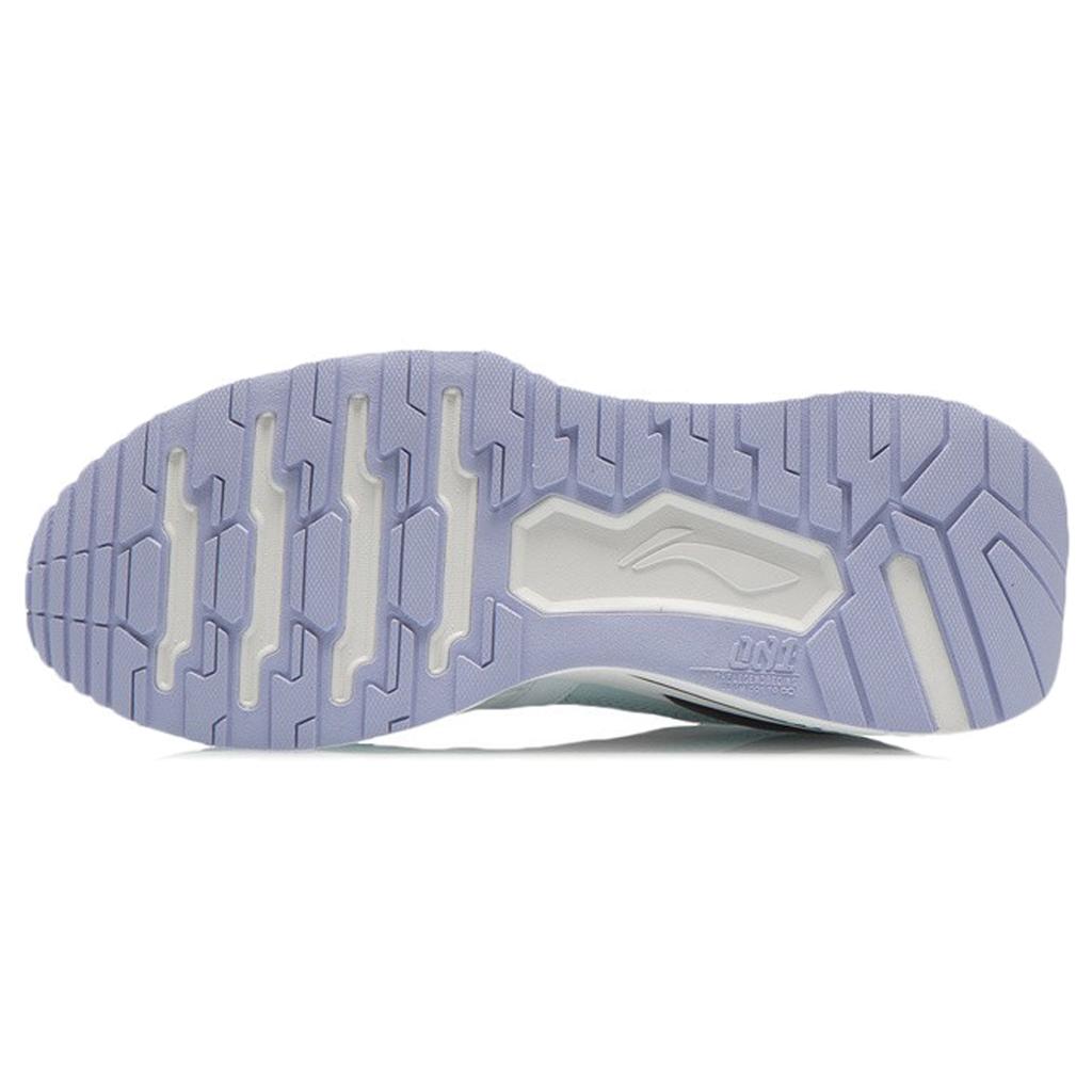 New LiNing Anti Slip And Wear Resistant Lightweight Low Top Running Shoes Women's White Blue AGCR184-2